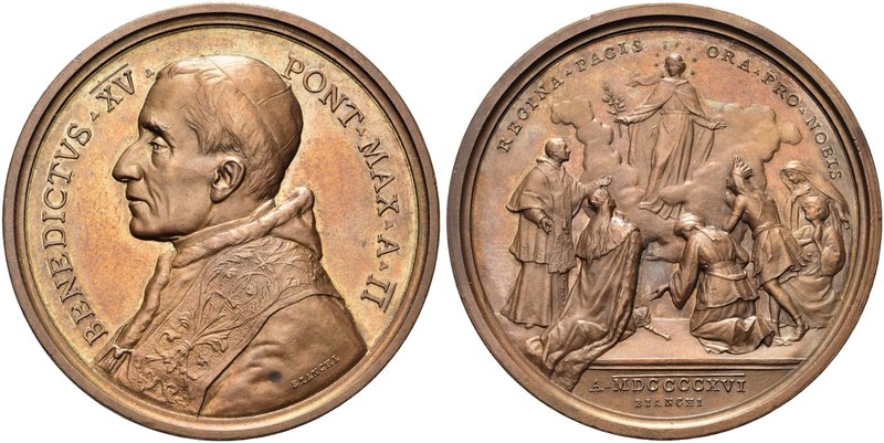 ROMA
Benedetto XV (Giacomo della Chiesa), 1914-1922.
Medaglia 1916 a. II opus ...