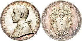 ROMA
Pio XII (Eugenio Pacelli), 1939-1958.
Medaglia 1939 a. I opus A. Mistruzzi.
Ag gr. 35,62 mm 44
Dr. PIVS XII PONTIFEX MAXIMVS A I. Busto a s. ...