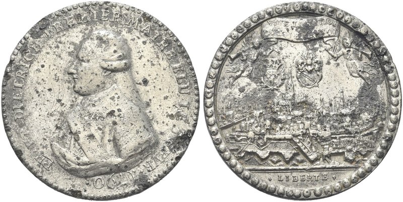 STRASBURGO
Luigi XVI di Borbone, 1774-1793.
Medaglia 1790.
Metallo Bianco gr....