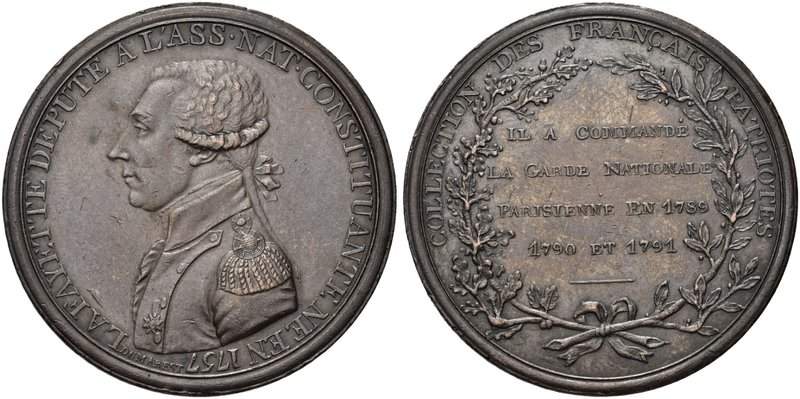 FRANCIA
Durante Luigi XVI di Borbone, 1774-1793.
Medaglia 1791 opus R. Dumares...