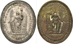 FRANCIA
Prima Repubblica, 1792-1804.
Medaglia uniface 1793 (Ex. M&M. Deutschland 19-10-2007 N. 699).
Metallo Bianco gr. 3,07 mm 45X37
Dr. ILS ONT ...