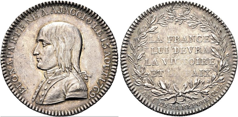 NAPOLEONE BONAPARTE
Periodo Napoleonico, dal 1795 al 1815.
Medaglia 1797.
Ag ...