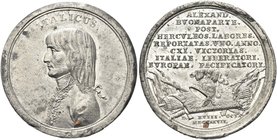 NAPOLEONE BONAPARTE
Periodo Napoleonico, dal 1795 al 1815.
Medaglia 1797 (Ex M&M Deuschland 10-10-2007- N. 775).
Metallo Bianco gr. 29,06 mm 40,5
...