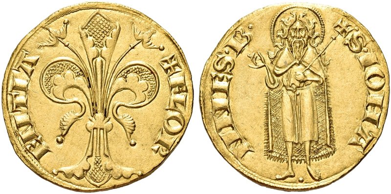 FIRENZE
Repubblica, 1189-1532.
Fiorino stretto IV Serie, 1267-1303.
Au gr. 3,...