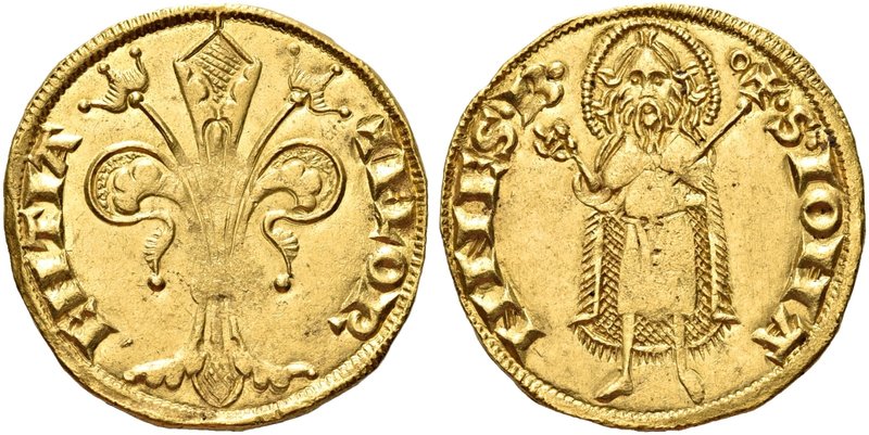 FIRENZE
Repubblica, 1189-1532.
Fiorino stretto IV Serie, 1252-1303.
Au gr. 3,...
