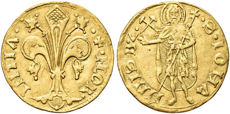 FIRENZE
Repubblica, 1189-1532.
Fiorino largo 1461 II Semestre.
Au gr. 3,43
D...