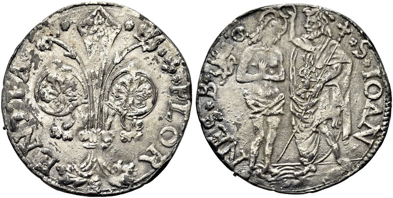 FIRENZE
Repubblica, 1189-1532.
Barile 1512, I Semestre. FALSO RITIRATO
Ag gr....