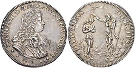 FIRENZE
Cosimo III de’Medici, Granduca di Toscana, 1670-1723.
Piastra 1678.
Ag gr. 31,28 mm 44,3
Dr. COSMVS III D G MAG DVX ETRVRIAE VI. Busto dra...