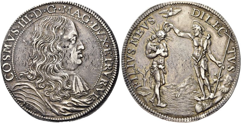 FIRENZE
Cosimo III de’Medici, Granduca di Toscana, 1670-1723.
Piastra 1680.
A...