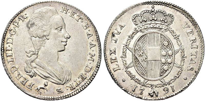 FIRENZE
Ferdinando III di Lorena, Granduca di Toscana, 1790-1801.
Due Paoli 17...
