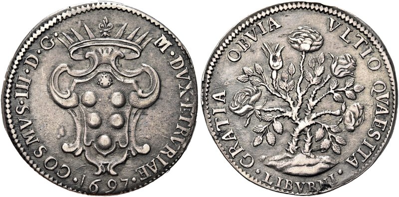 LIVORNO
Cosimo III de’Medici, Granduca di Toscana, 1670-1723.
Pezza della rosa...