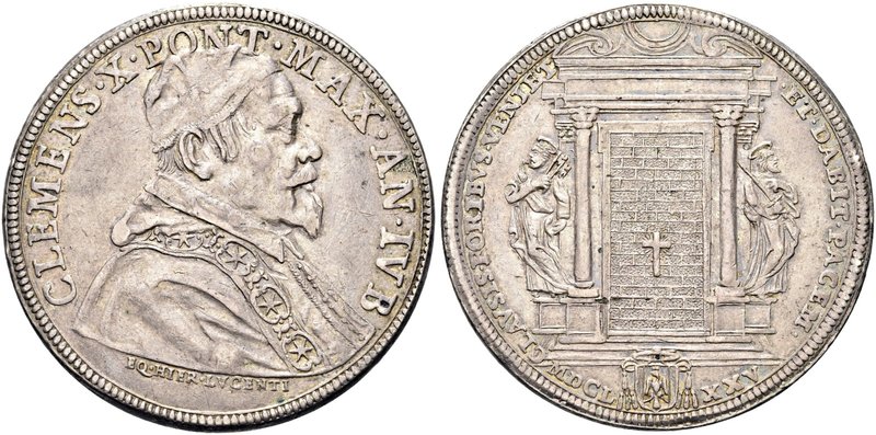ROMA
Clemente X (Emilio Altieri), 1670-1676.
Piastra del Giubileo 1675.
Ag gr...