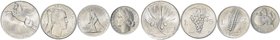 ROMA
Repubblica Italiana, dal 1946.
Serie 1947 composta da 4 valori: 10 Lire, 5 Lire, 2 Lire e Lira.
Italma
Gig. 230, 278, 325 e 362.
Rarissima. ...