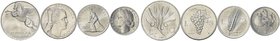 ROMA
Repubblica Italiana, dal 1946.
Serie 1947 composta da 4 valori: 10 Lire, 5 Lire, 2 Lire e Lira.
Italma
Gig. 230, 278, 325 e 362.
Rarissima. ...