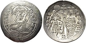 SICILIA
Ruggero II, Re di Sicilia, 1130-1154.
Ducale.
Ag gr. 2,53
Dr. IC XC RG - IN AETRN. Busto frontale di Cristo con Vangelo.
Rv. Re Ruggero, ...
