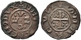 VENEZIA
Marino Morosini doge XLIV, 1249-1253.
Quartarolo.
Mi gr. 0,88
Dr. M M AV ROCEN9 DVX. Nel campo lettere V N C E disposte a croce.
Rv. S MA...