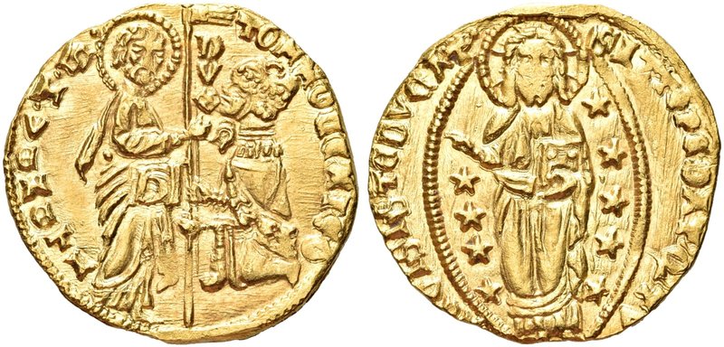 VENEZIA
Tommaso Mocenigo Doge LXIV, 1414-1423.
Ducato.
Au gr. 3,51
Dr. TOM M...