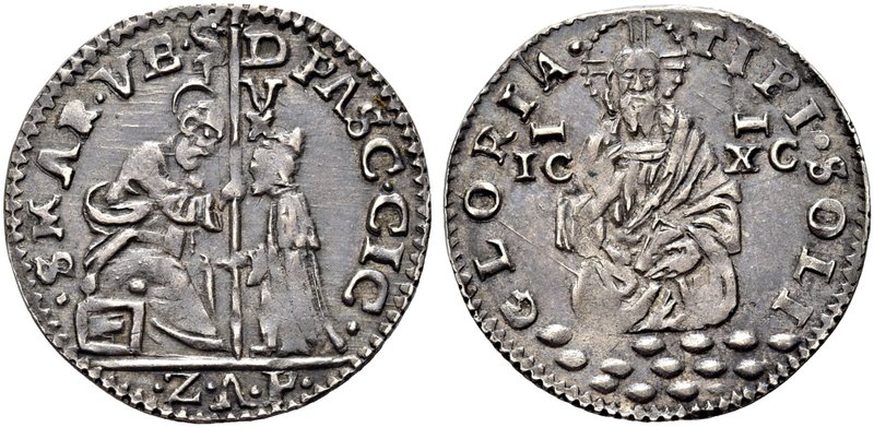 VENEZIA
Pasquale Cicogna Doge LXXXVIII, 1585-1595.
Da 4 Soldi (Massaro Zuan Ar...