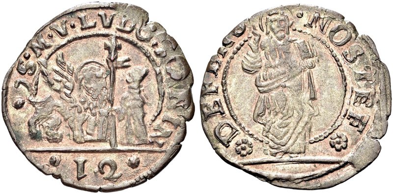 VENEZIA
Ludovico Manin Doge CXX, 1789-1797.
Soldo da 12 Bagattini.
Æ gr. 1,64...