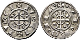VERONA
Repubblica, epoca di Federico II, 1218-1250 ed oltre.
Grosso da 20 denari piccoli veronesi. 
Ag gr. 1,67
Dr. Doppio giro di legenda. Quella...