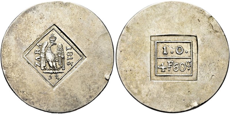 ZARA
Napoleone I Imperatore, Assedio Austriaco 1813.
Da 4 Franchi e 60 Centesi...
