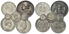 LOTTI
Lotto di n. 18 monete di cui 16 in argento: si segnala uno scudo di Vittorio Emanuele II per la Sardegna del 1850 Torino, n. 3 esemplari del 5 ...