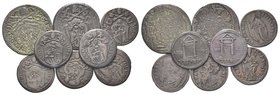 LOTTI
Lotto di 11 monete papali, in prevalenza della zecca di Gubbio e della zecca di Ferrara coniate durante il XVIII secolo in bronzo.
Da esaminar...