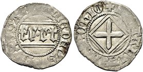 SAVOIA ANTICHI
Amedeo VIII Duca, 1416-1440.
Quarto di Grosso II Tipo zecca di Torino.
Ag gr. 1,36
Dr. AMEDEVS DVX SAB’. FERT gotico tra 4 rette pa...