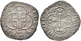 SAVOIA ANTICHI
Carlo Emanuele I, 1580-1630.
Parpagliola.
Mi gr. 1,52
Dr. CAROLVS - G - EMANVEL Scudo sabaudo in cornice trilobata.
Rv. D G DVX SA...