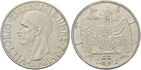 REGNO D’ITALIA
Vittorio Emanuele III, 1900-1943.
Lira 1939 PROVA a. XVII Roma, Impero.
Ni
Dr. VITTORIO EMANUELE III RE E IMP. Testa scoperta del s...