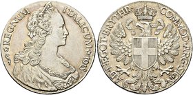 COLONIA ERITREA
Vittorio Emanuele III, 1900-1943.
Tallero 1918 Italicum Roma.
Ag
Dr. Busto muliebre rivolto a d. con chioma fluente, diadema e man...