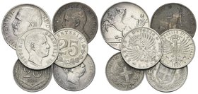 LOTTI
Lotto di 6 monete del regno d’italia tra cui si segnala la Lira del 1905, 5 centesimi del 1908, 25 centesimi del 1903, lira 1887, 10 Lire 1927 ...
