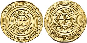 ISLAM- FATIMI
al-Amir al Mansur 1101-1130 (495-524 AH)
Dinar.
Au gr. 4,39
Rv. -
Fried. 38.
Rara. SPL