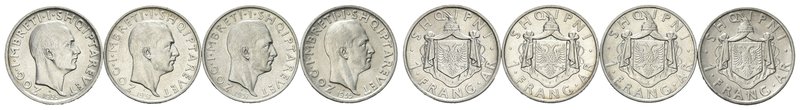 LOTTI
Lotto di 4 monete albanesi da 1 Franga.
Da BB a SPL