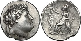 Greek Asia. Kings of Pergamon. Attalos I (241-197 BC). AR Tetradrachm, in the name of Philetairos. Pergamon mint, c. 241-235 BC. D/ Laureate head of P...