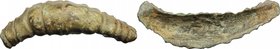 Aes formatum. Cocoon-shaped AE cast Aes Formatum, Central Italy, 6th-4th centuries BC. Unlisted in the standard references and apparently unpublished;...