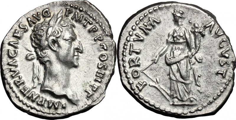 Nerva (96-98). AR Denarius, Rome mint. D/ IMP NERVA CAES AVG PM TR P COS III PP....