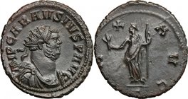 Carausius (287-293). BI Antoninianus, Londinium or Camulodunum mint (?). D/ IMP CARASIVS P AVG. Radiate, draped and cuirassed bust right. R/ PAX AVG. ...