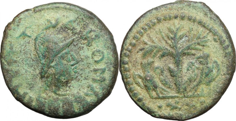 Ostrogothic Italy, Athalaric (526-534). AE 20 Nummi (Half Follis). Rome mint. D/...