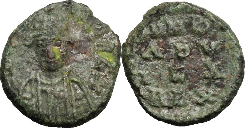 Ostrogothic Italy, Baduila (541-552). AE Decanummium, Rome mint, 549-552 AD. D/ ...