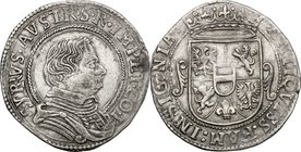 Correggio. Siro d'Austria Principe (1616-1630). Da 8 soldi. D/ Busto corazzato a destra. R/ Arme inquartata caricata dello scudetto con fascia, il tut...