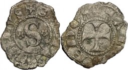 Siena. Repubblica (1180-1390). Grosso da 6 denari, 1316 - 1317. D/ Grande S accostata da rosette. R/ Croce patente. CNI 73. MIR 491/1. MI. g. 0.79 mm....