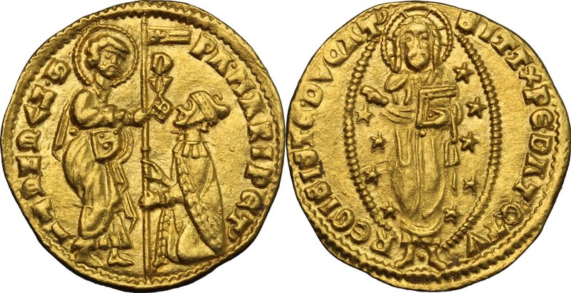 Venezia. Pasquale Malipiero (1457-1462). Ducato. D/ San Marco in piedi a sinistr...
