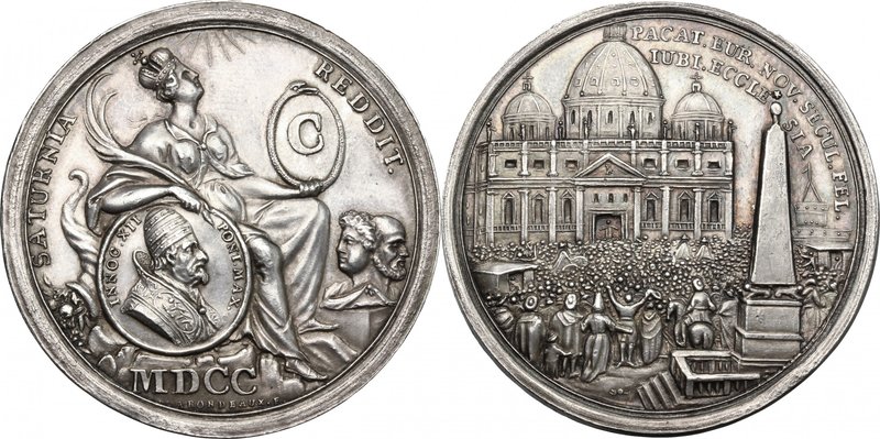 Innocenzo XII (1691-1700), Antonio Pignatelli. Medaglia 1700, per l'indizione de...