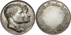 France. Napoleon I (1805-1814), Emperor. Prize Medal, undated. Cf. for obverse Essling 1288 and Bramsen 954 and 1100. Missing in the ANPB collection. ...