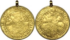 Germany. German States, Saxony. Johann Georg I (1615-1656). 6 ducats 1630. Clauss/Kahnt 307. Baumgarten 317. Brozatus -. Fr. 2697. AV. g. 24.41 mm. 47...