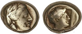 GREEK COINS
1/6 de Estátera o Hekte. 377-326 a.C. MYTILENE. LESBOS. Anv.: Cabeza laureada de Apolo a derecha. Rev.: Cabeza de Artemisa a derecha. 2,5...