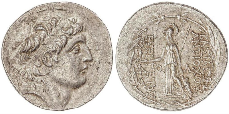 GREEK COINS
Tetradracma. 138-129 a.C. ANTÍOCO VII. SIRIA. REINO SELÉUCIDA. Anv....