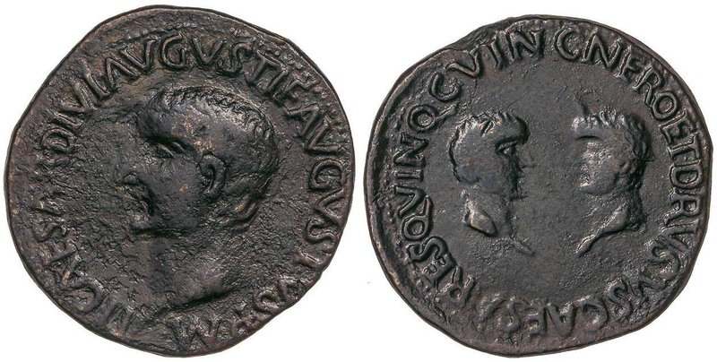 CELTIBERIAN COINS
As. 14-36 d.C. ÉPOCA DE TIBERIO. CARTAGONOVA (CARTAGENA, Murc...