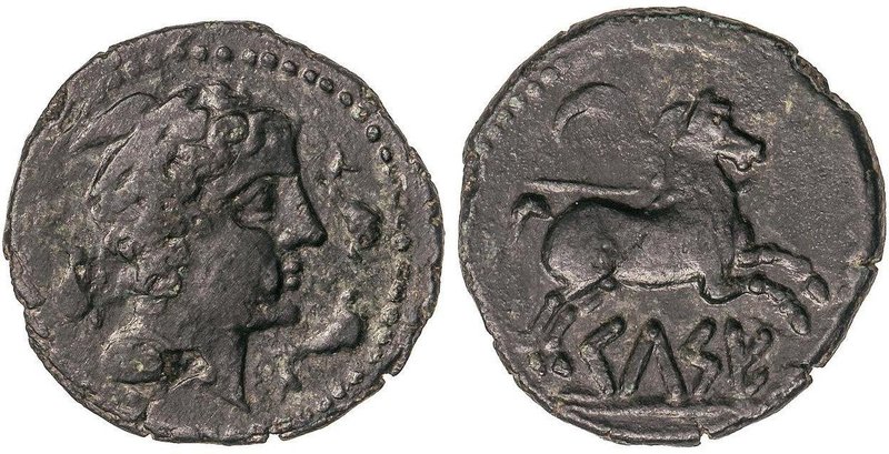 CELTIBERIAN COINS
Semis. 120-50 a.C. CELSE (VELILLA DE EBRO, Zaragoza). Anv.: C...
